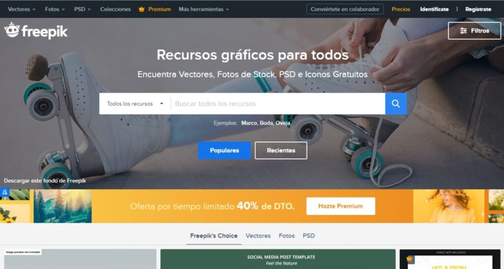 Banco de imagenes, vectores y videos freepik